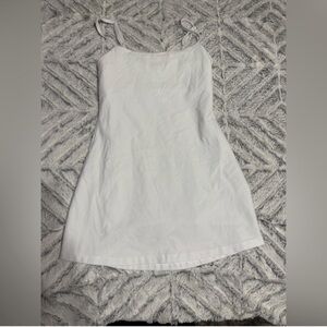 ALO Yoga Alosoft Encore Tennis Dress-White